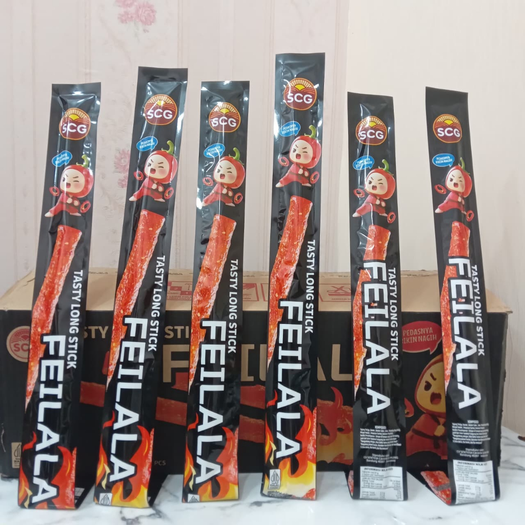 

SNACK KEMBANG TAHU FEILALA TASTY LONG STICK 1 PACK@20PCS