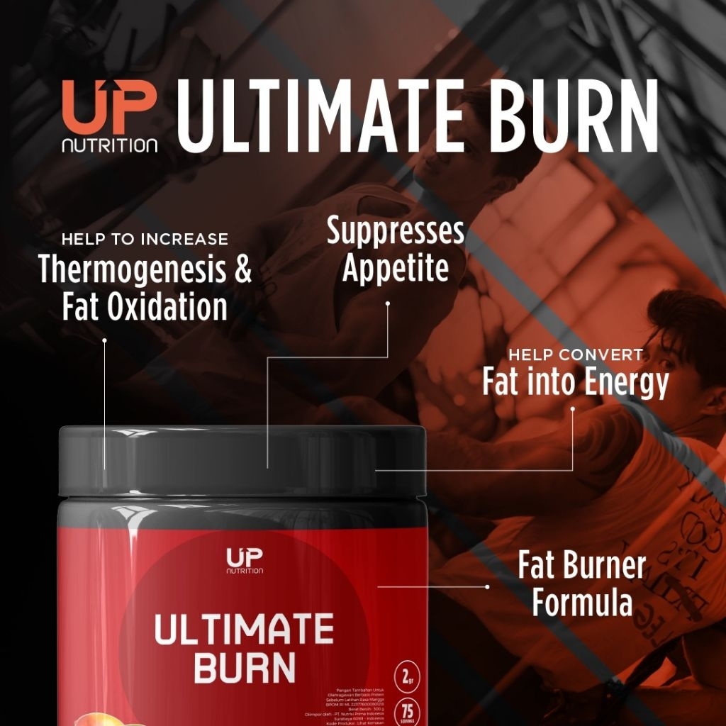 UP NUTRITION ULTIMATE FAT BURN FAT BURNER 150 GR 75 SERVING