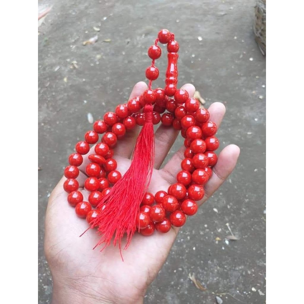 Tasbih Batu Marjan Koral