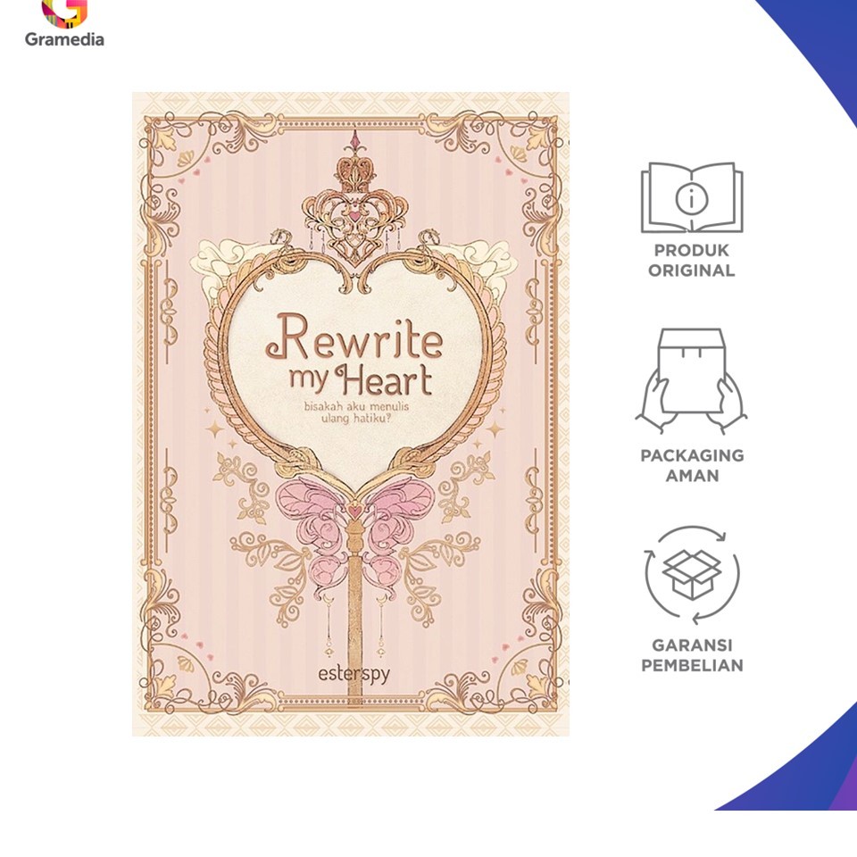 (Original) Gramedia Mall Pekanbaru REWRITE MY HEART
