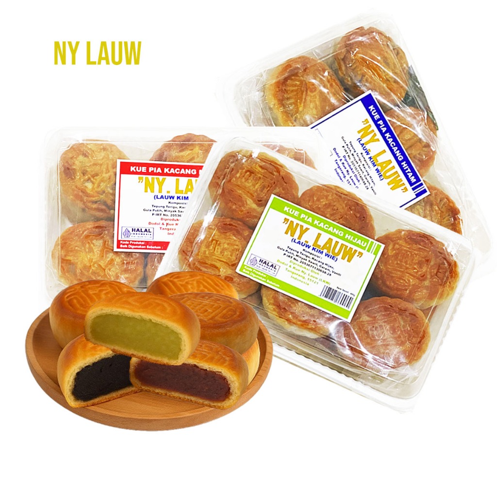 

Kue Pia Ny Lauw 3 Varian Rasa Halal 400gr isi 12pcs Pia Kacang Hijau Bakpia Kacang Merah Phia Kacang Hitam Oleh Oleh Cemilan Camilan Makanan Ringan Murah
