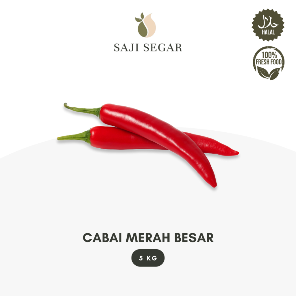 

Saji Segar Cabai Merah Besar / Cabe Merah Besar Grosir