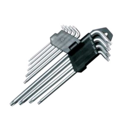 Krisbow Set Kunci L Torx T10-t50 9 Pcs