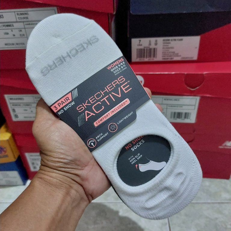 Clearance Sale Kaos Kaki Skechers Hidden Socks women Original