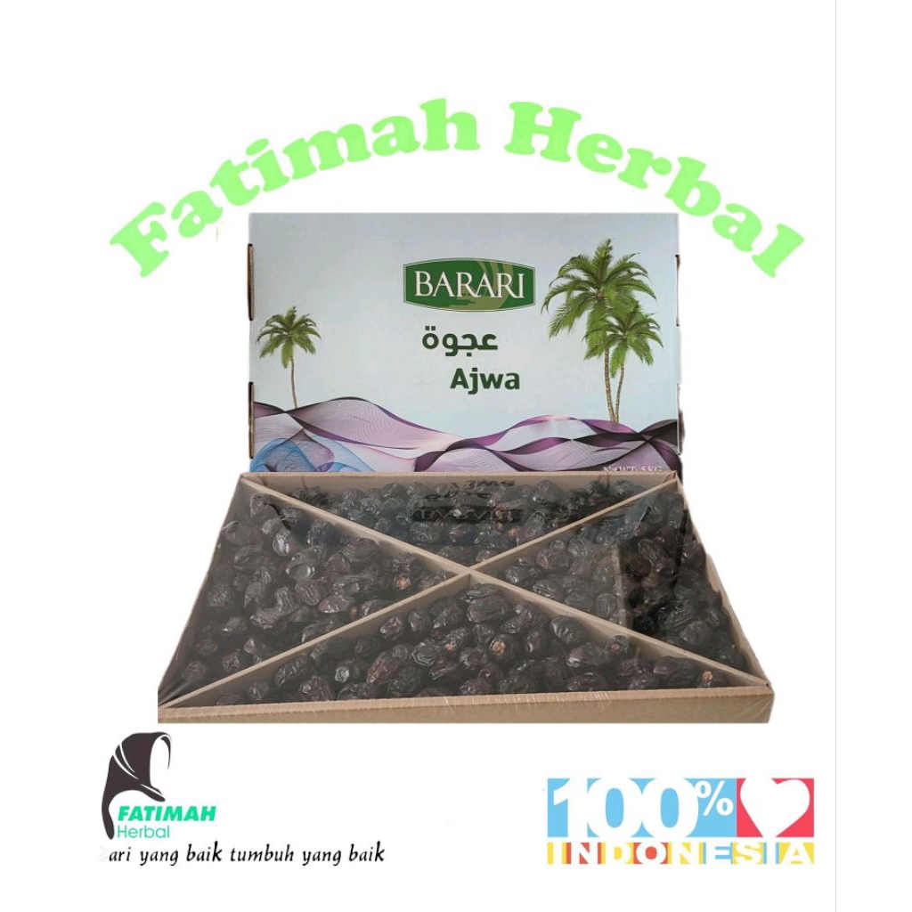 

Kurma Ajwa Barari - Kurma Nabi Asli Madina 5 kg