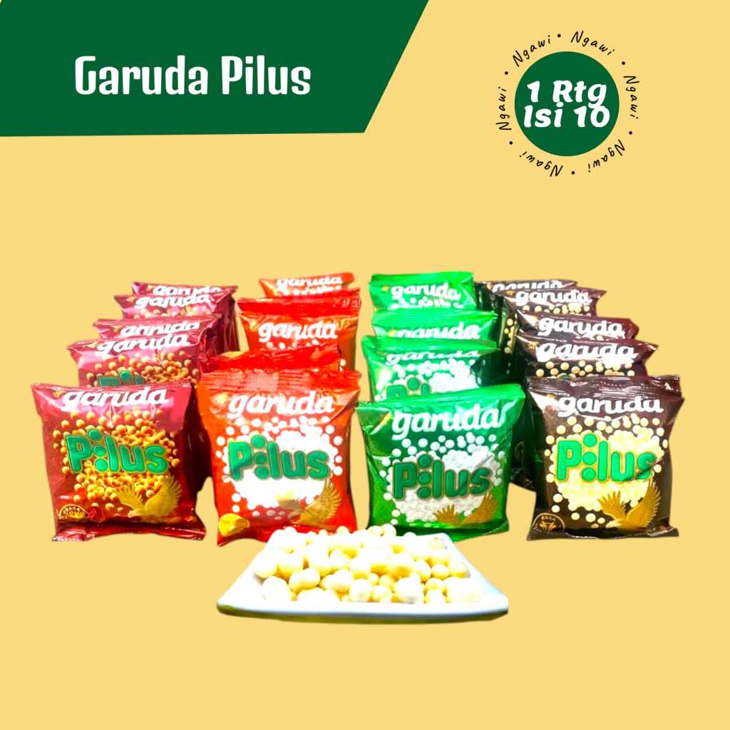 

Pilus Garuda Renceng Regular Size isi 10 bks X 17 gr, 1 RENTENG