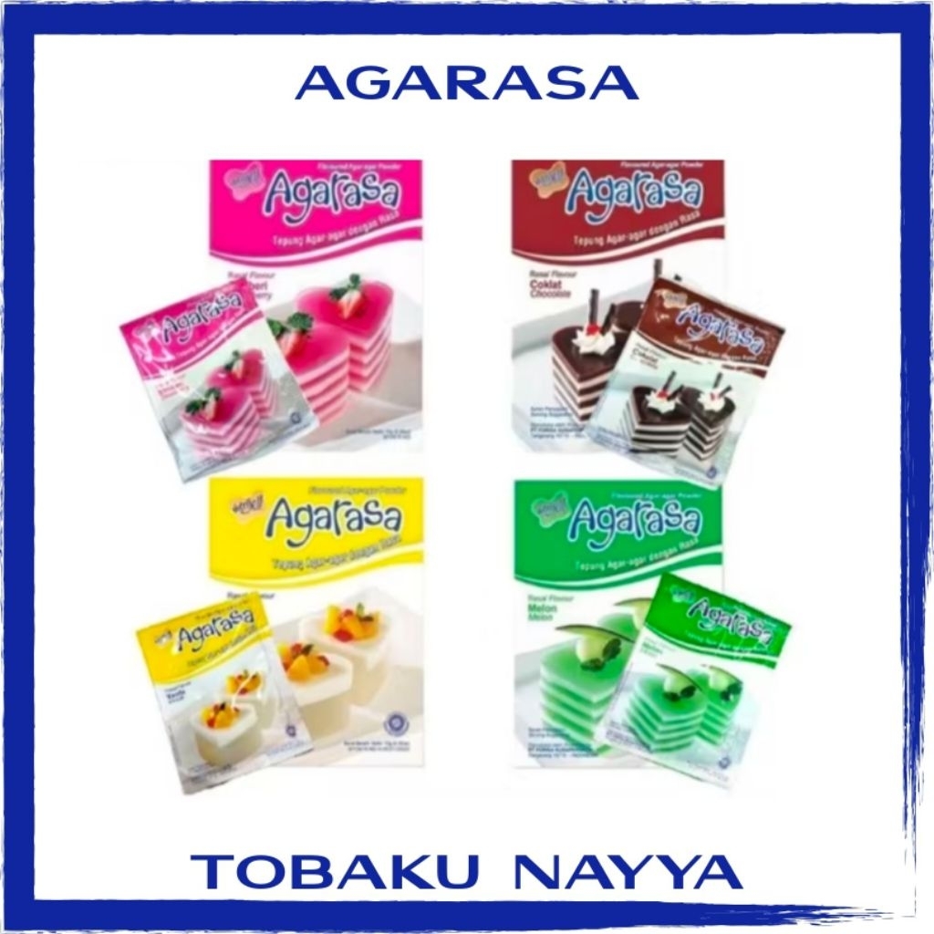 

Agar Agar AGARASA - Tepung Agar Agar dengan Rasa 10gr