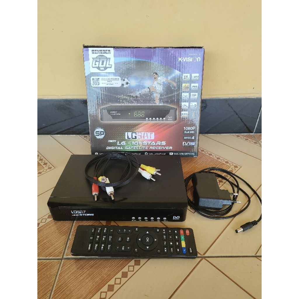 Receiver K-Vision Gol LGSat LG-101 Stars (Bekas Bagus)