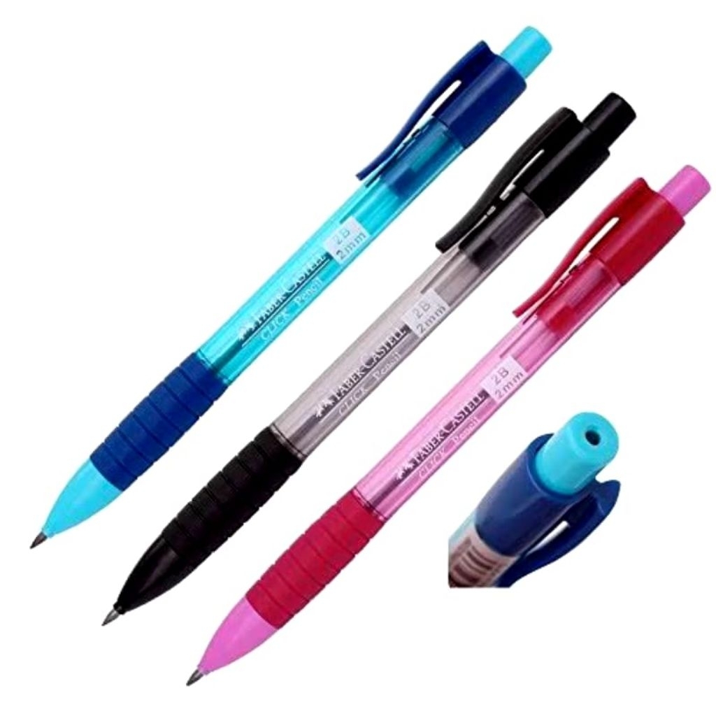 

FABER CASTELL CLICK 2.0 MECHANICAL PENCIL PENSIL PILOT MEKANIK BESAR