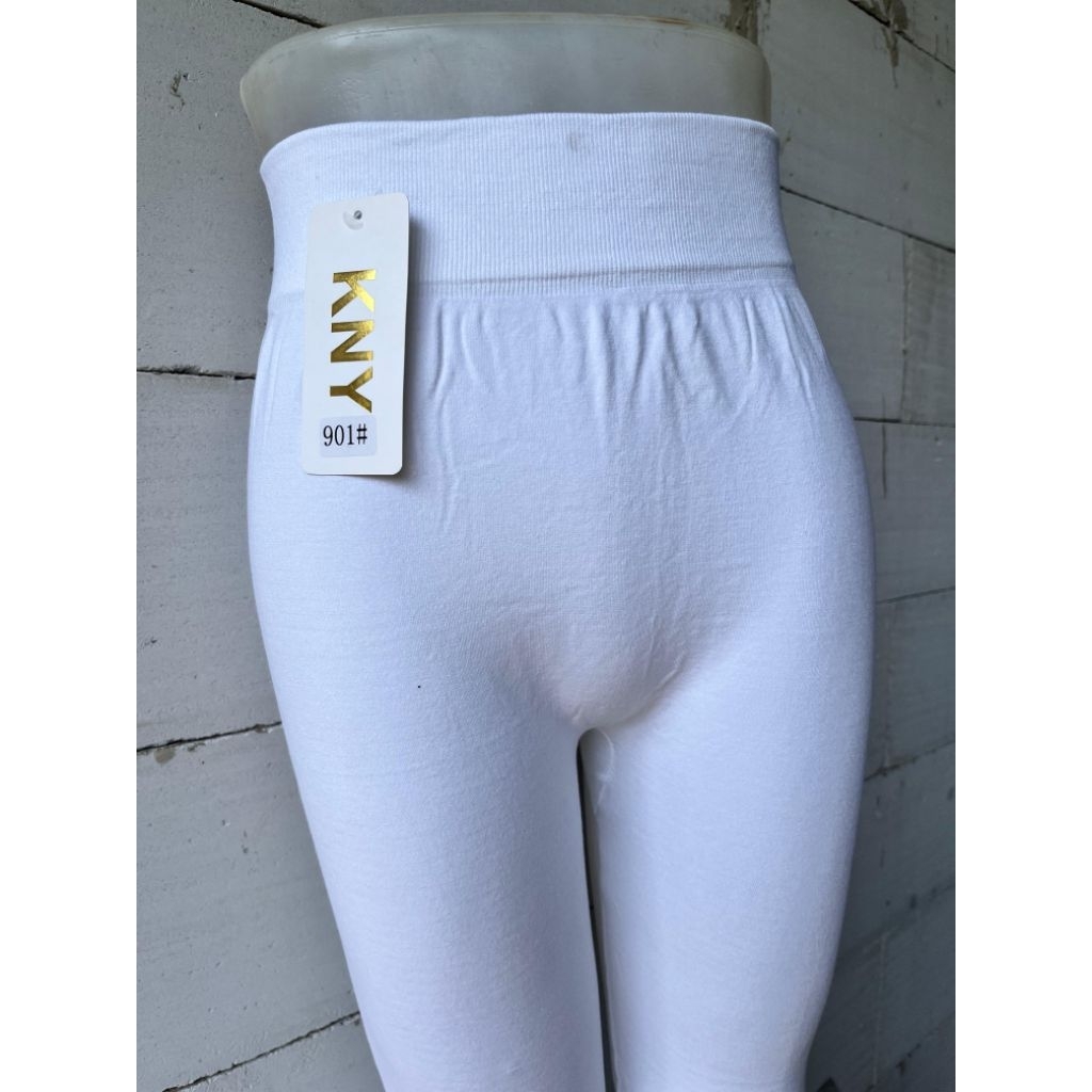 LEGGING Import KNY Putih Tebal Slim fit