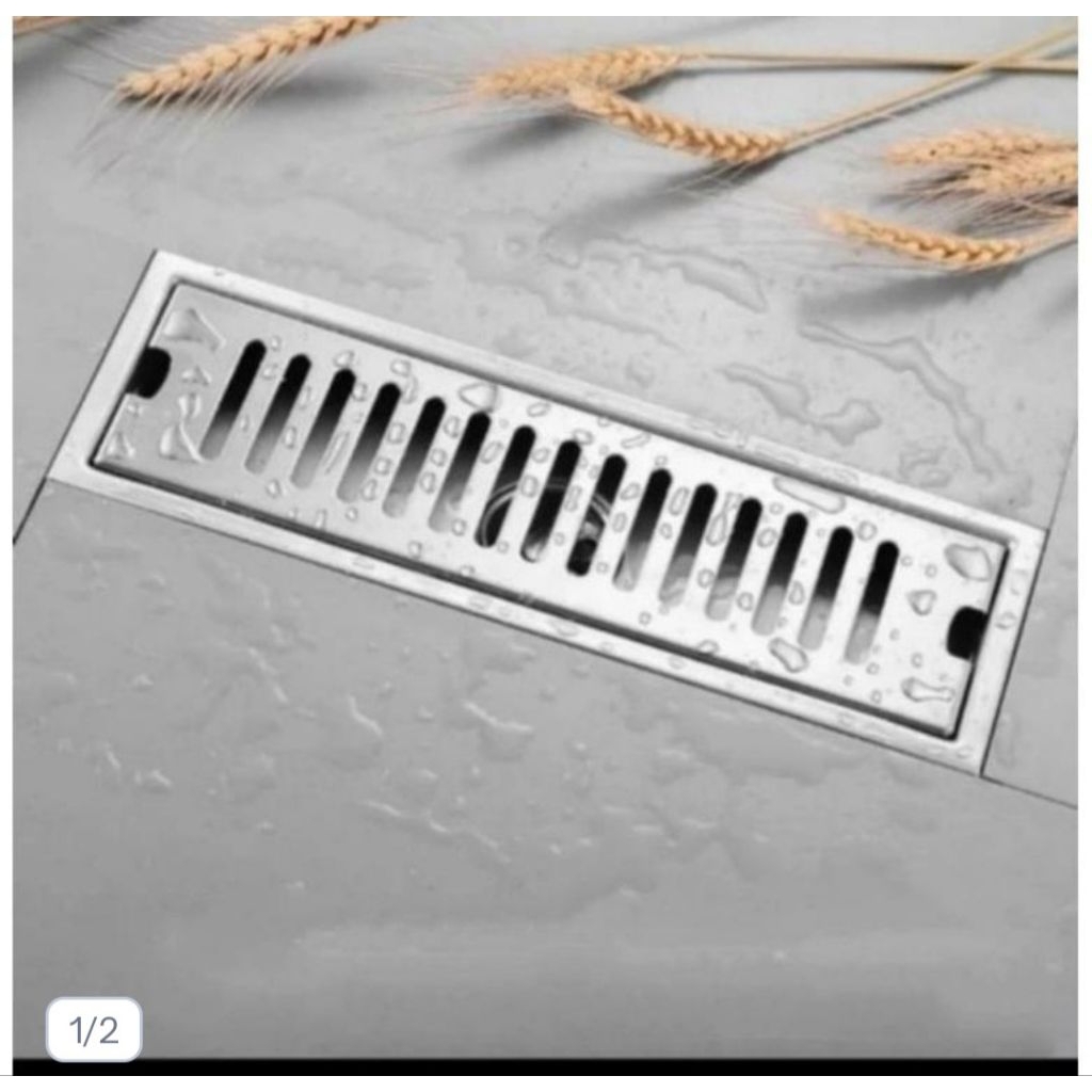 Flor drain stainles 80 cm saringan kamar mandi