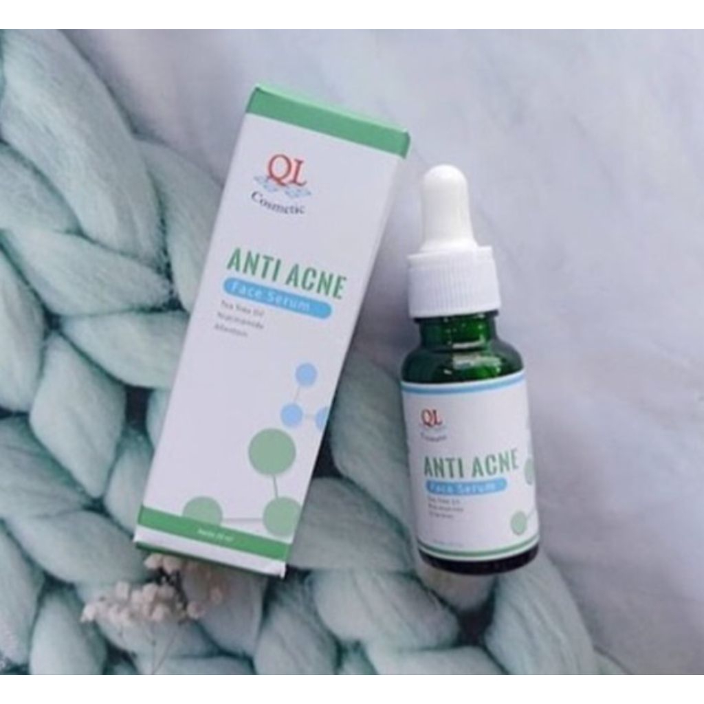 SERUM, SERUM QL, SERUM BERJERAWAT, QL SERUM. ANTI ACNE, SERUM WAJAH, SERUM MUKA, SKINCARE, KOSMETIK,