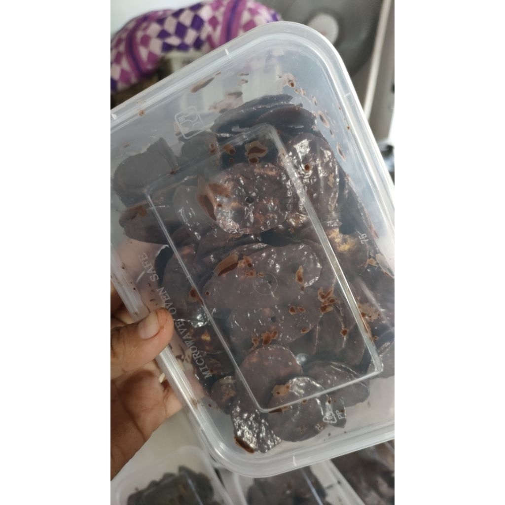 

keripik pisang coklat lumer