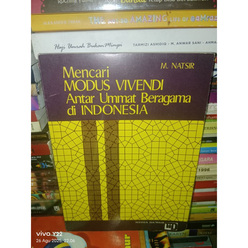 Buku Bekas M. NATSIR Mencari MODUS VIVENDI Antar Umat Beragama di INDONESIA