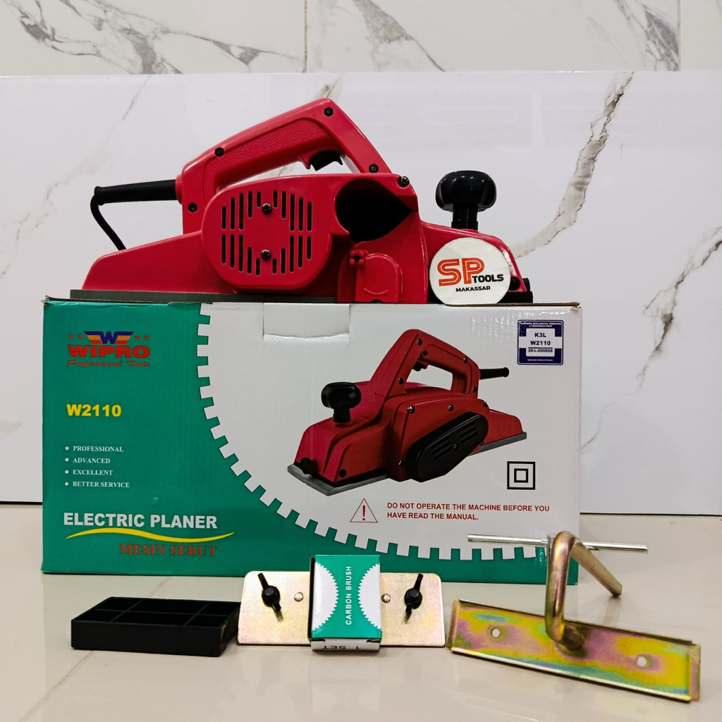 MESIN KETAM / PLANER PLANNER PASAH SERUT KAYU 110MM WIPRO W2110 W 2110