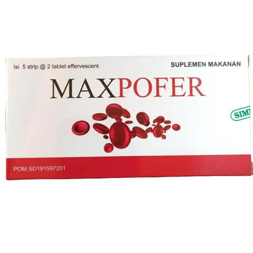 MAXPOFER BOX 10 TABLET EFFERVESENT VITAMIN