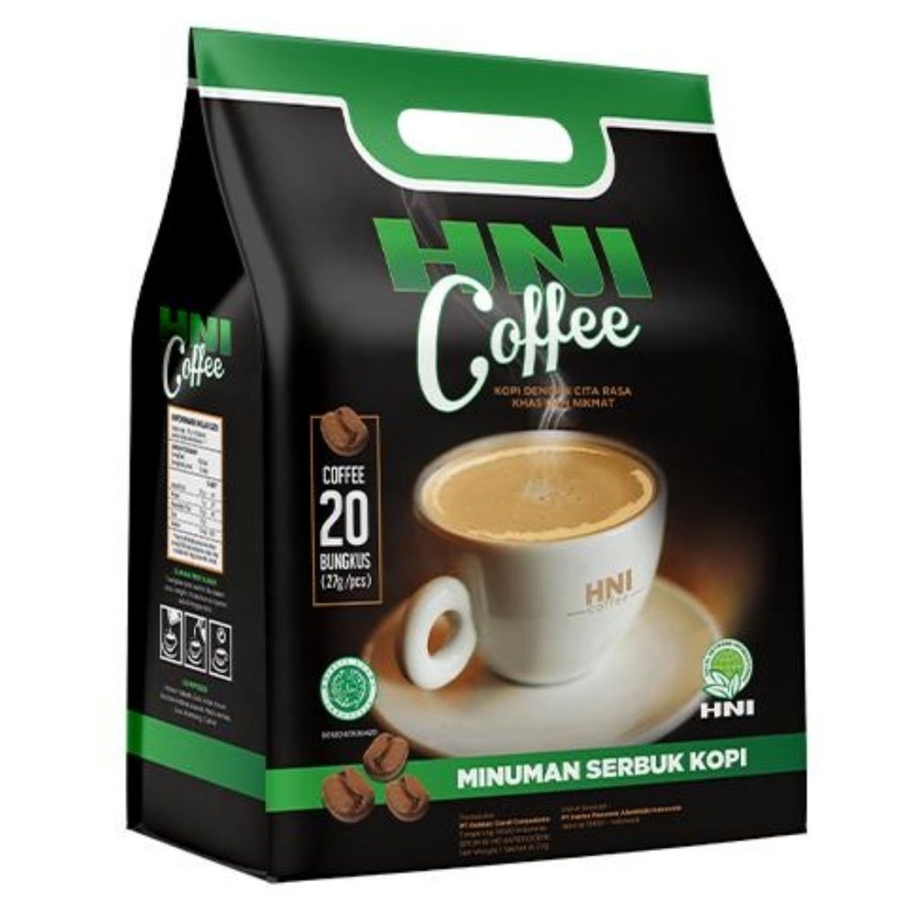 

HNI COFFEE 1 POUCH ISI 20 SACHET ORIGINAL