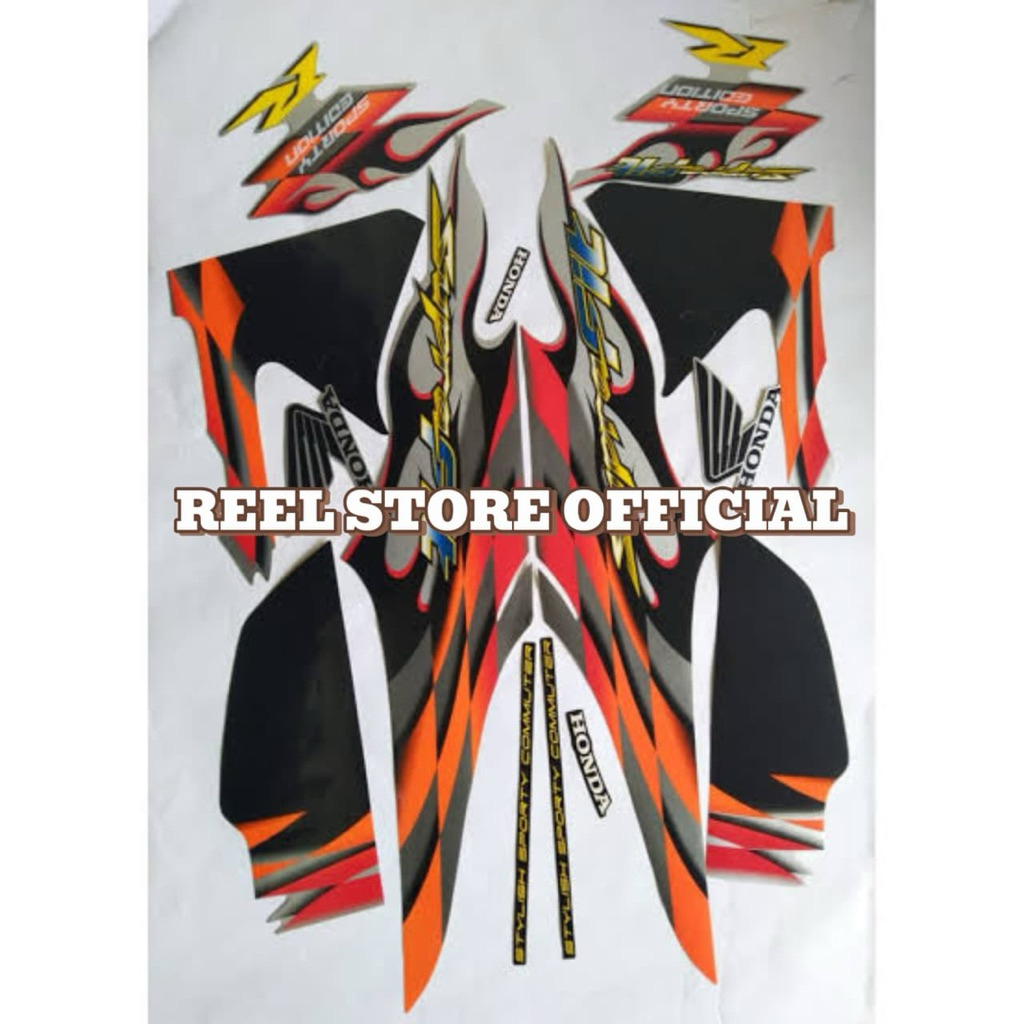 Stiker Striping Supra Fit New Desain Original Tahan Lama