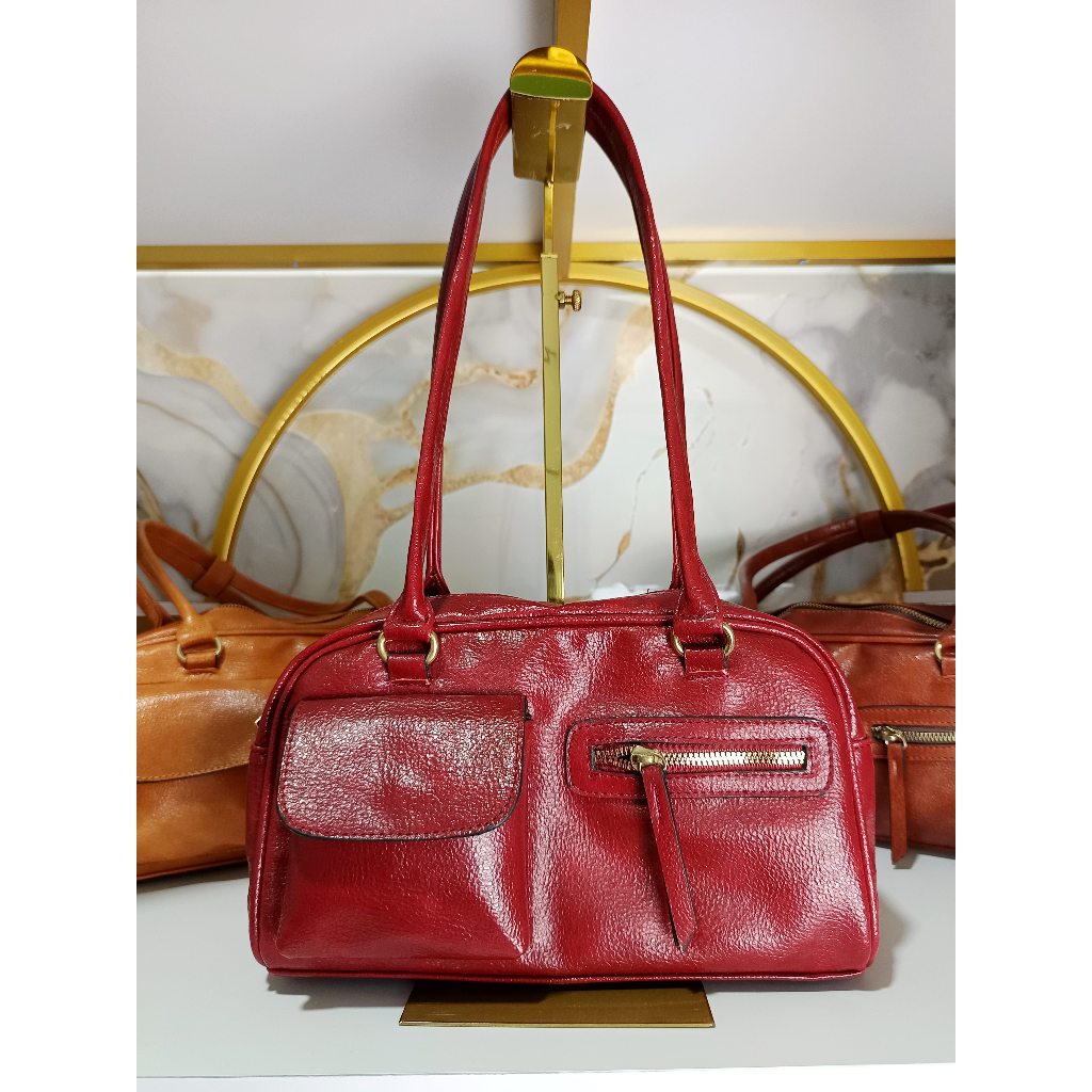 TAS WANITA TAS BOSTON KULIT tas wanita murah