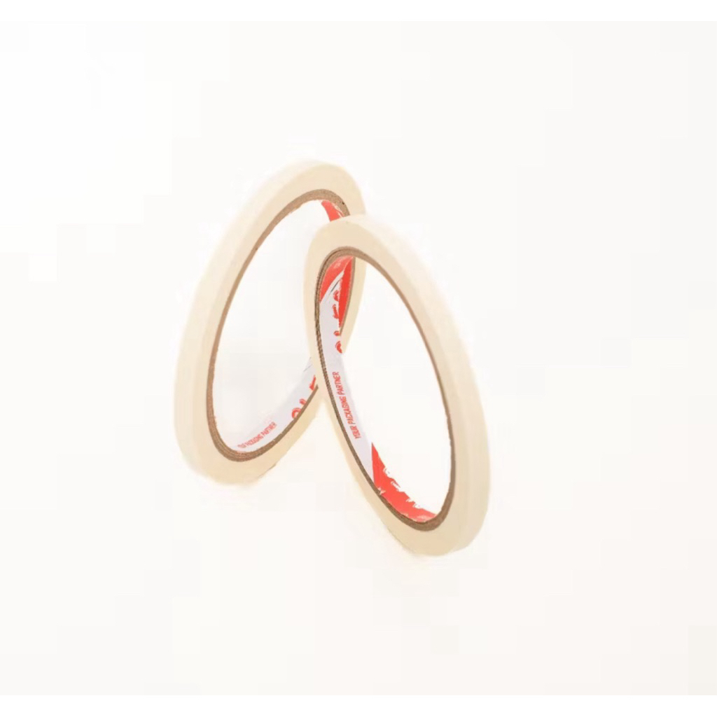

Isolasi Kertas Isolasi Kerrtas Pontianak Isi 2pc - Masking Tape 6mm x 21 meter - Lakban Kertas 6mm x 21 meter