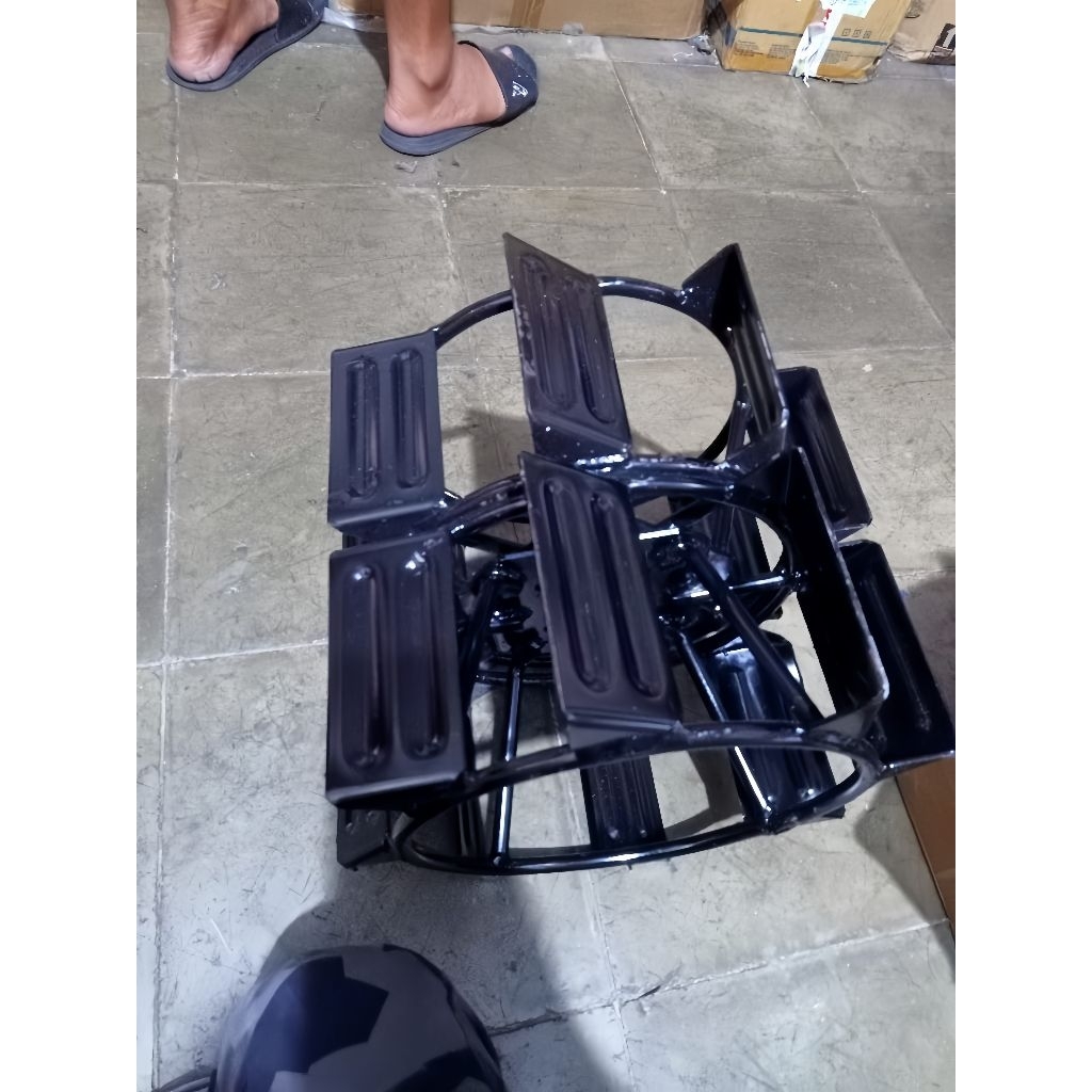 Roda Besi Cultivator Quick Cakar Baja ukuran 37 / roda kanan dan kiri satu set