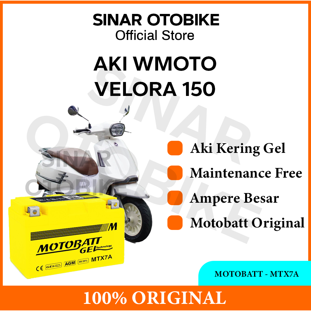 AKI WMOTO VELORA 150 MOTOBATT - MTX7A