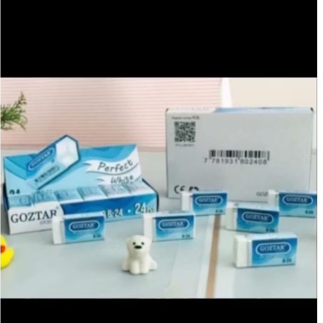 

penghapus pensil/penghapus Goztar 1pack isi 24pcs