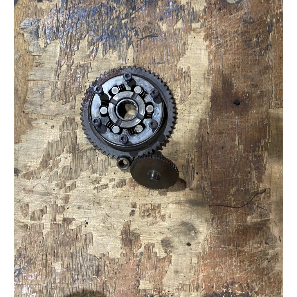 Oneway Gigi Stater Gigi Penghantar Stater Wanwai Pelor Set Verza Megapro Monoshock CRF 150 L