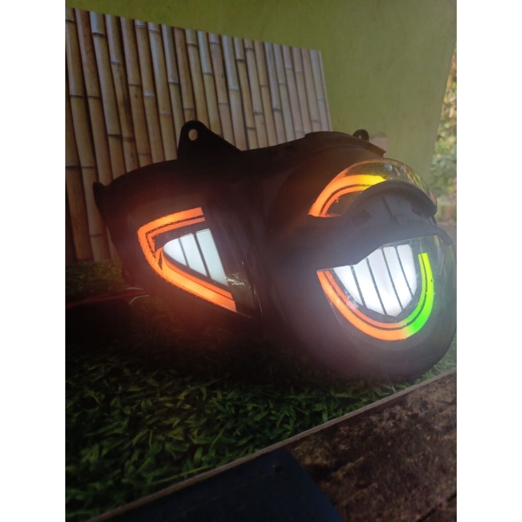 Pullset Lampu Stoplamp Lazy RGB scoopy 2025