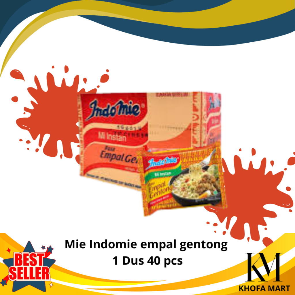 

Indomie Empal Gentong | 1 Dus / Karton Isi 40 Pcs | Khofa Mart