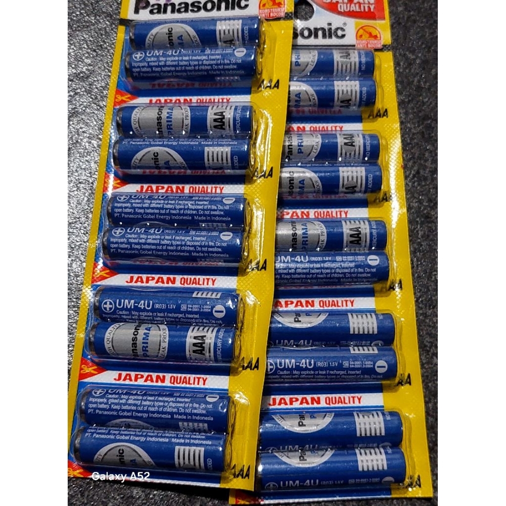 Baterai AAA Panasonic