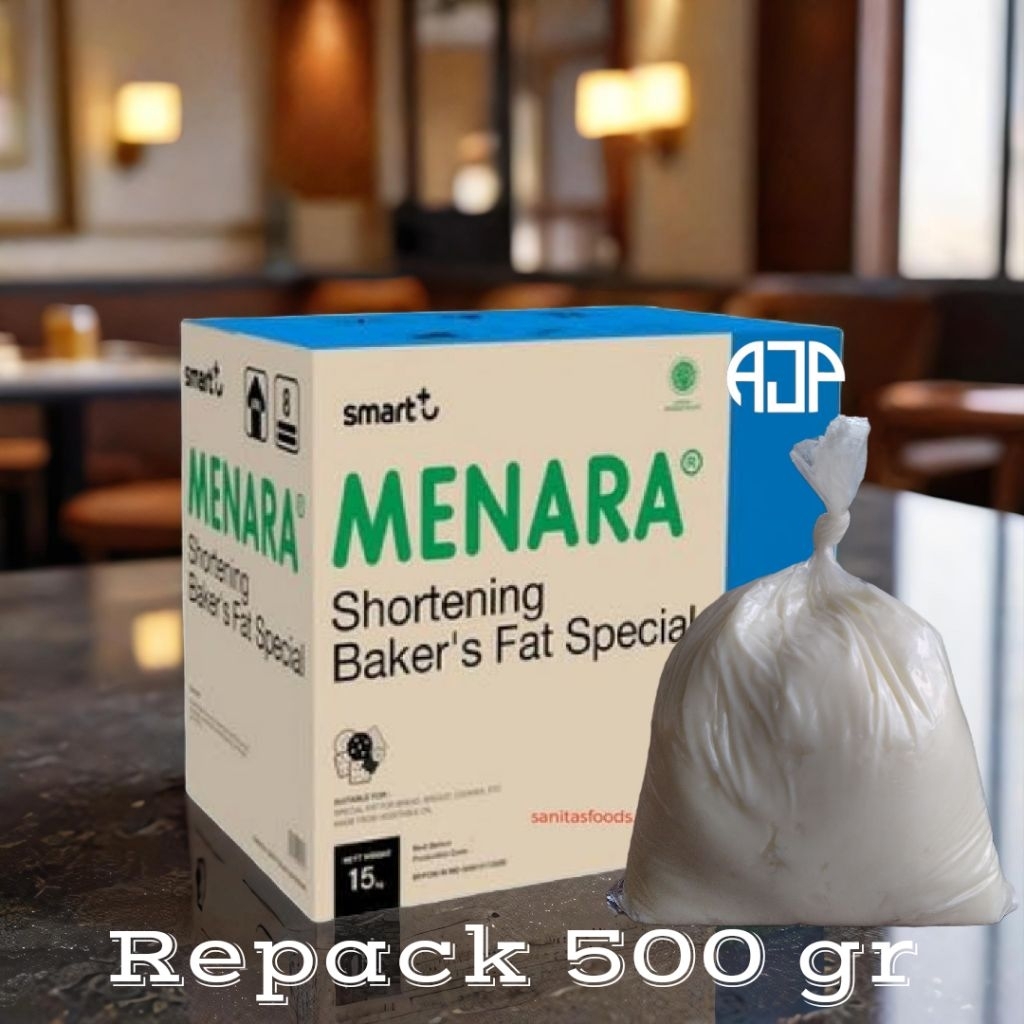 

MENARA Shortening Baker's Fat Special / Mentega Putih Menara | Repack 500 gr