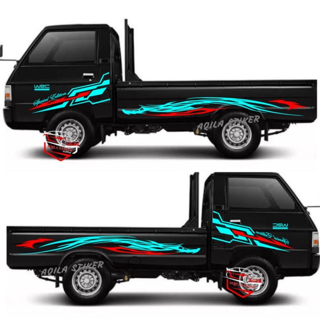 New stiker hologram mobil L300 terbaru dan keren