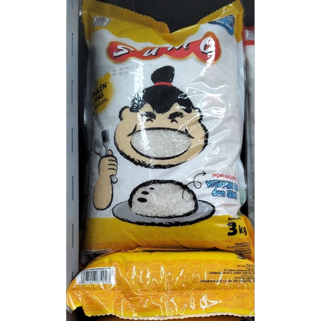 

Beras sumo kuning 3kg