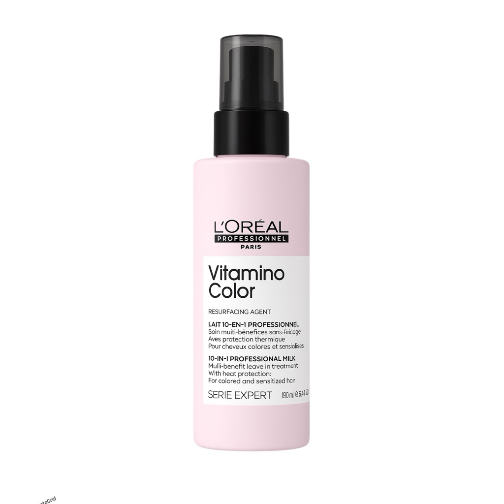 serum LOREAL PROFESSIONNEL VITAMINO COLOR 10-in-1 spray 190ml vitamin rambut thermique protector