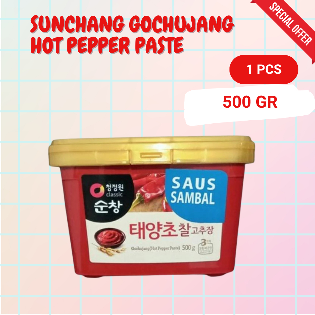 

Sunchang Gochujang Hot Pepper Paste 500gr | Pasta Cabai Fermentasi Korea Asli