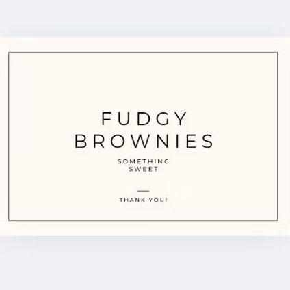 

Fudgy Brownies