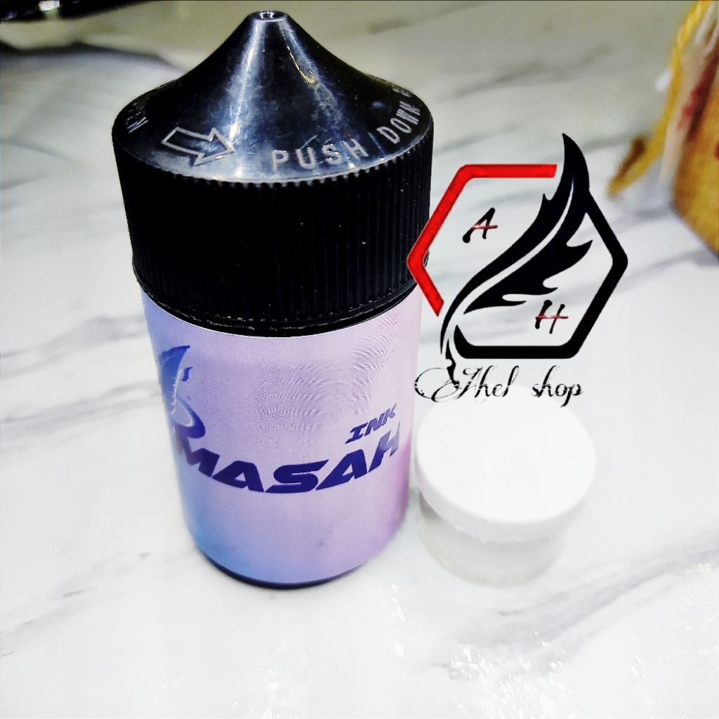 

tinta isi tinta celup tinta Masah Ink warna hitam merah biru ukuran 60Ml