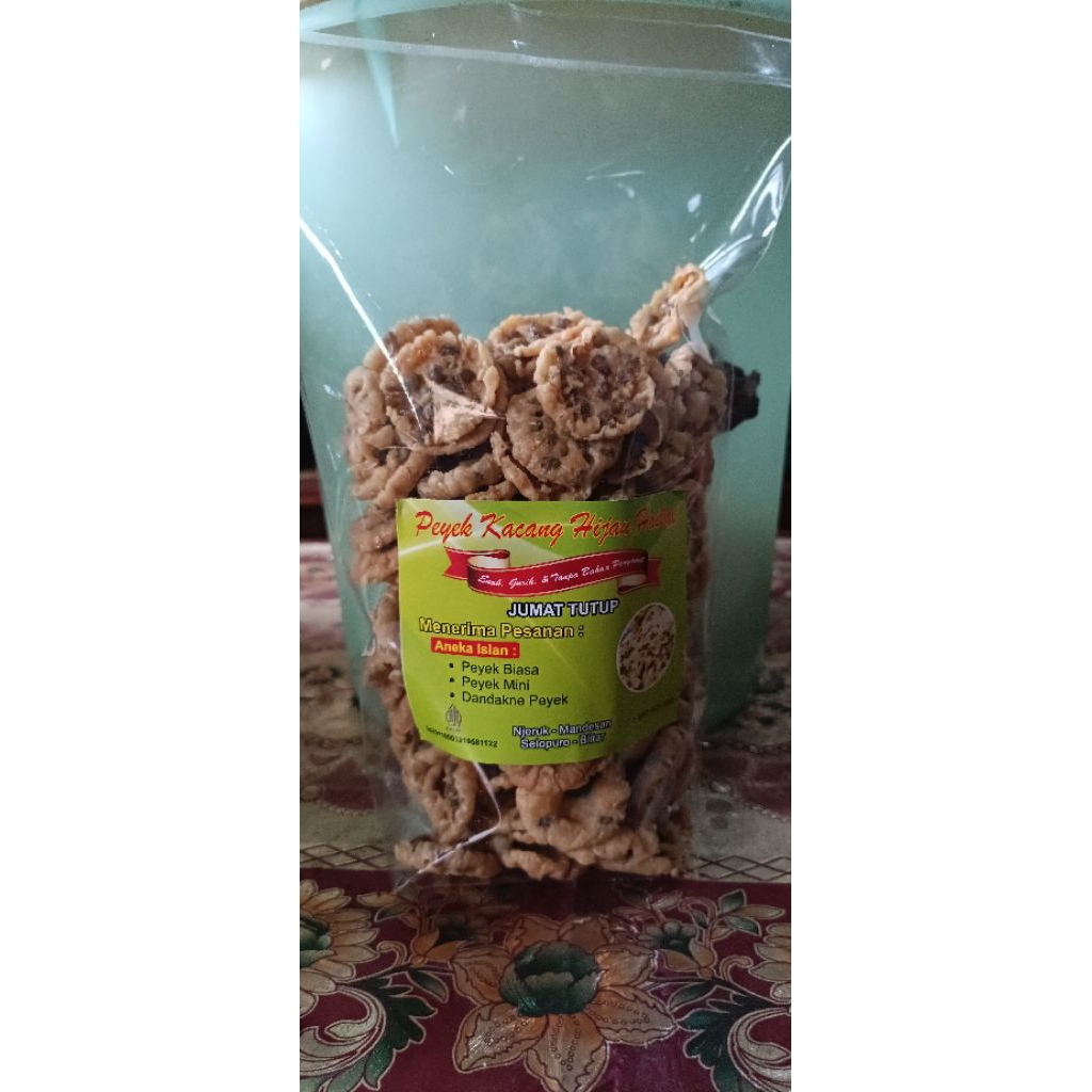 

peyek koin kacang tanah 200 gram