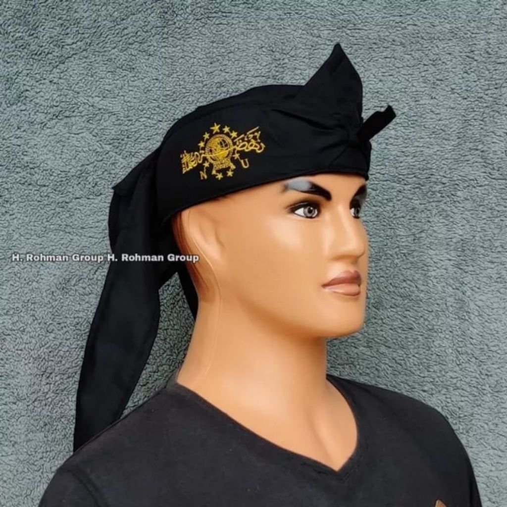 BLANGKON TOTOPONG SUNDA JAWA MOTIF BORDIR NU