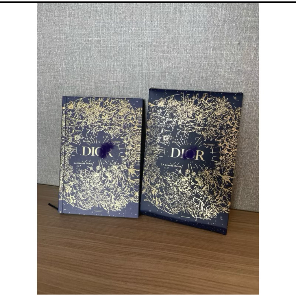 

Buku beauty gift blue gold 2025 note book