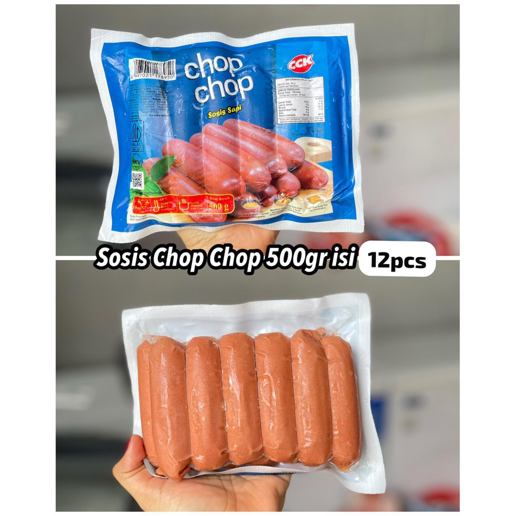 

Chop Chop Sosis isi 12pcs 500gr