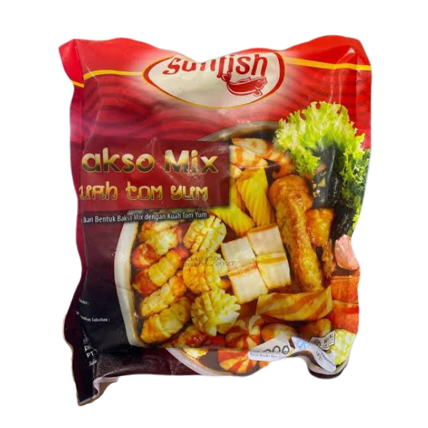 

sunfish Bakso Ikan Mix Tomyam 500gr