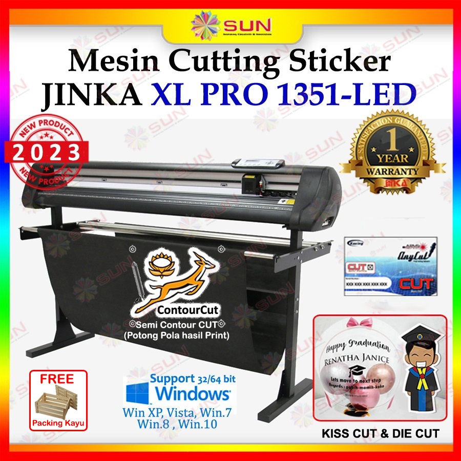 Mesin Cutting Sticker Jinka Pro 721 / 1351 - XL Pro LED (Contour Cut)