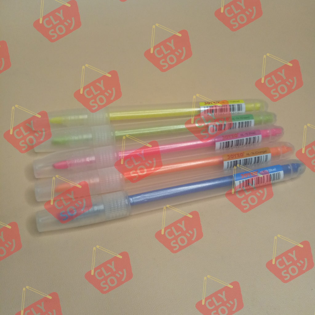 

Highlighter Joyko 5 Warna Cerah HL Series