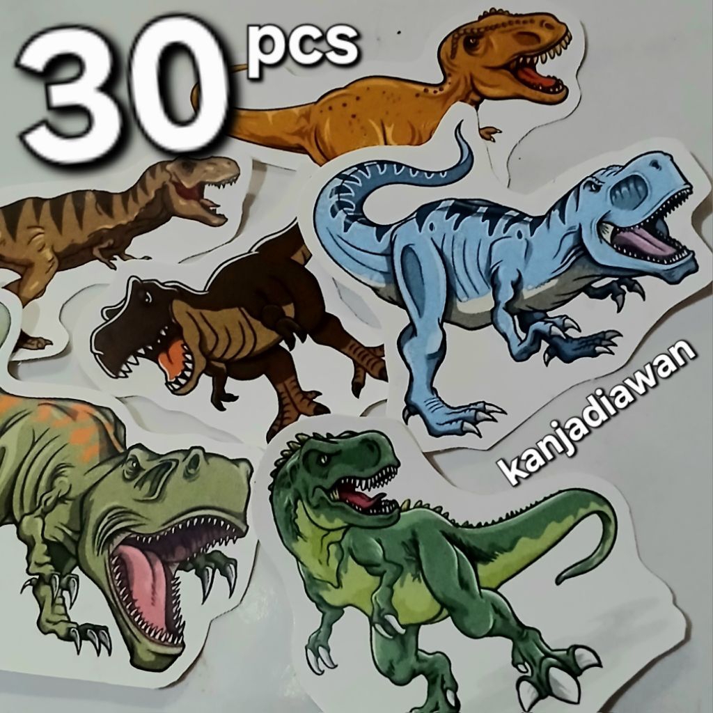 

Stiker Dinosaurus 30 pc Dinosaurs Sticker