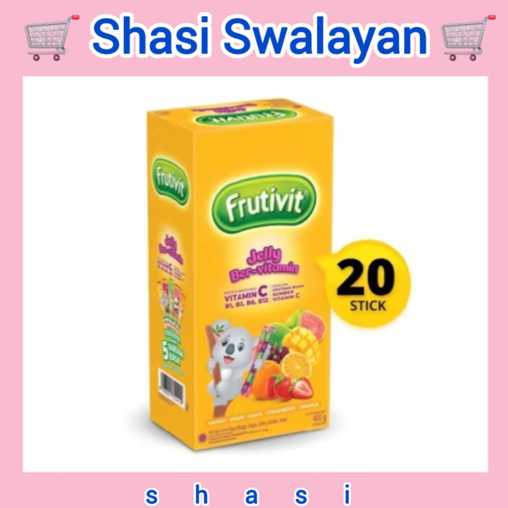 

Frutivit Jelly Ber-vitamin 20 gr X 20 Pcs