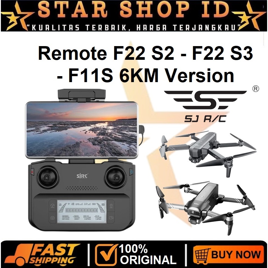 REMOTE CONTROLLER DRONE SJRC F22 S2 Pro+ / SJRC F22 S3 PRO / SJRC F11S 4K PRO+ 6KM VERSION ORIGINAL