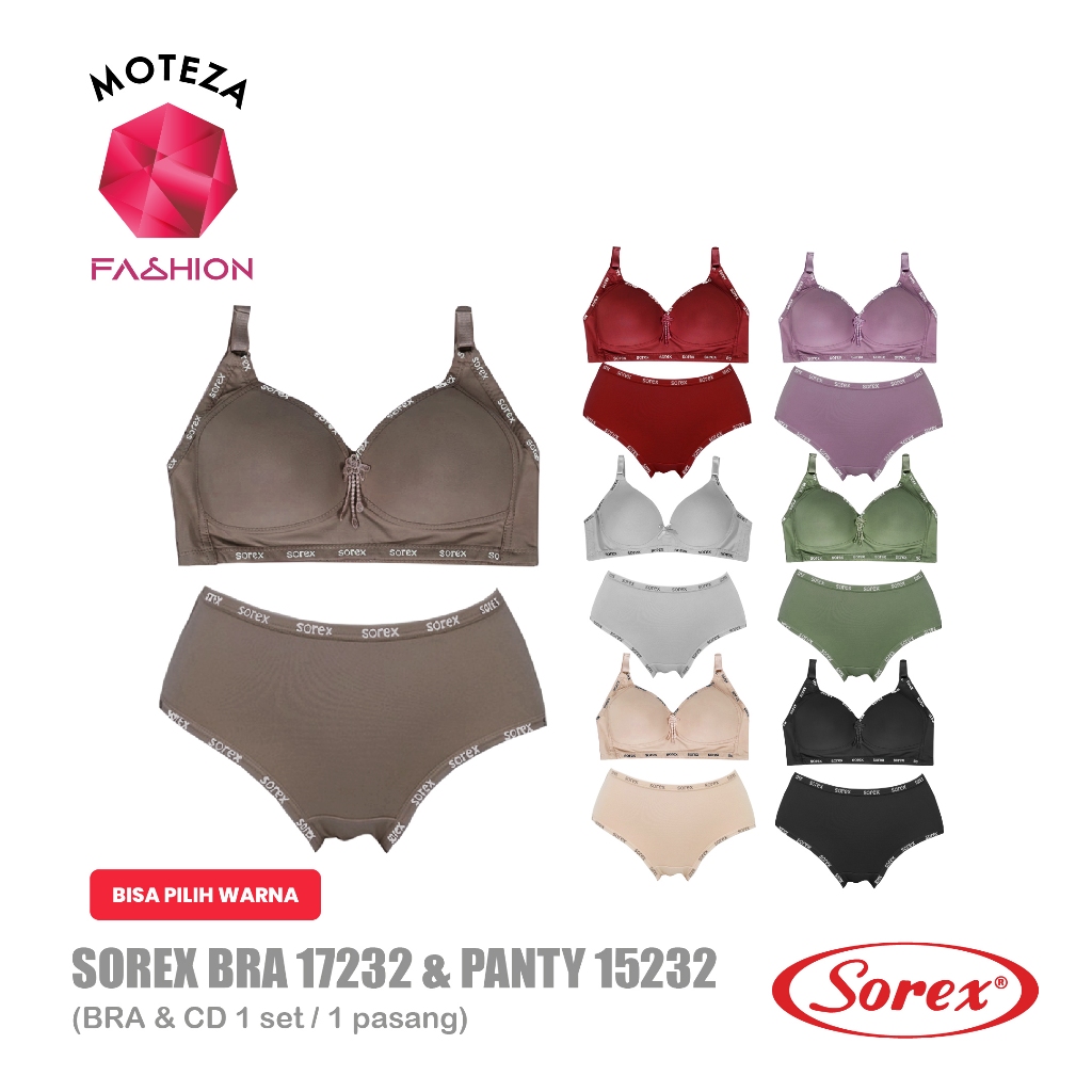 Sorex Bra CD 1 Set Wanita - BH 17232 & Celana Dalam CD 15232