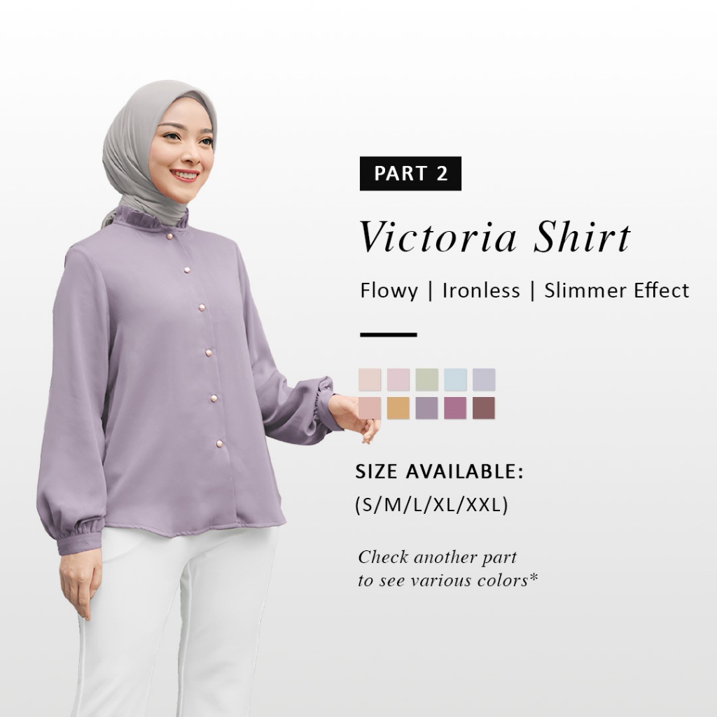 Femme Outfit - Victoria Shirt Part 2 (Kemeja Panjang wanita)